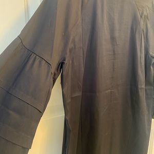 Chico’s New Size 1 Navy puff sleeve dress